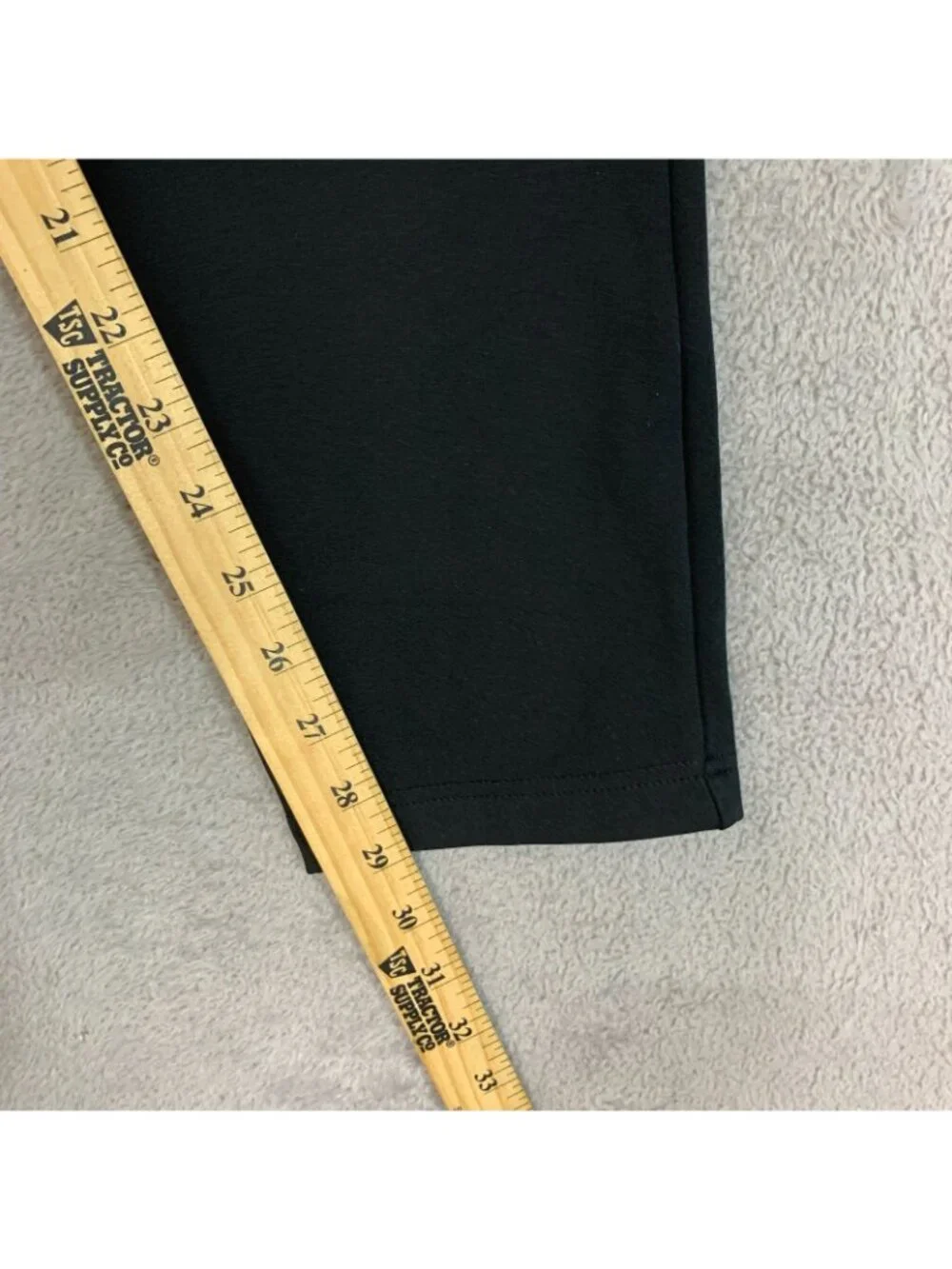 NWT Russell Athletic Men's S Black Tapered Fit Pant Stretch Zippered Pocket